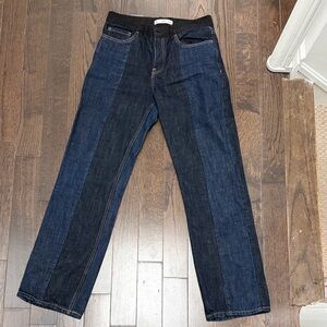 Mango Women's Two-Tone Boot Cut Jeans